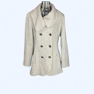 Jessica Simpson Tweed Peacoat Double Breasted Women’s Coat - Size L